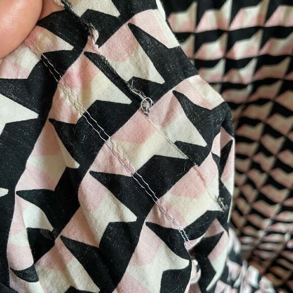 Who What Wear Dress Women’s Size XXL Geometric Print Fit N Flair ALTERED - Picture 7 of 10